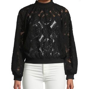 NWT Allison New York Lace Sweatshirt- Large